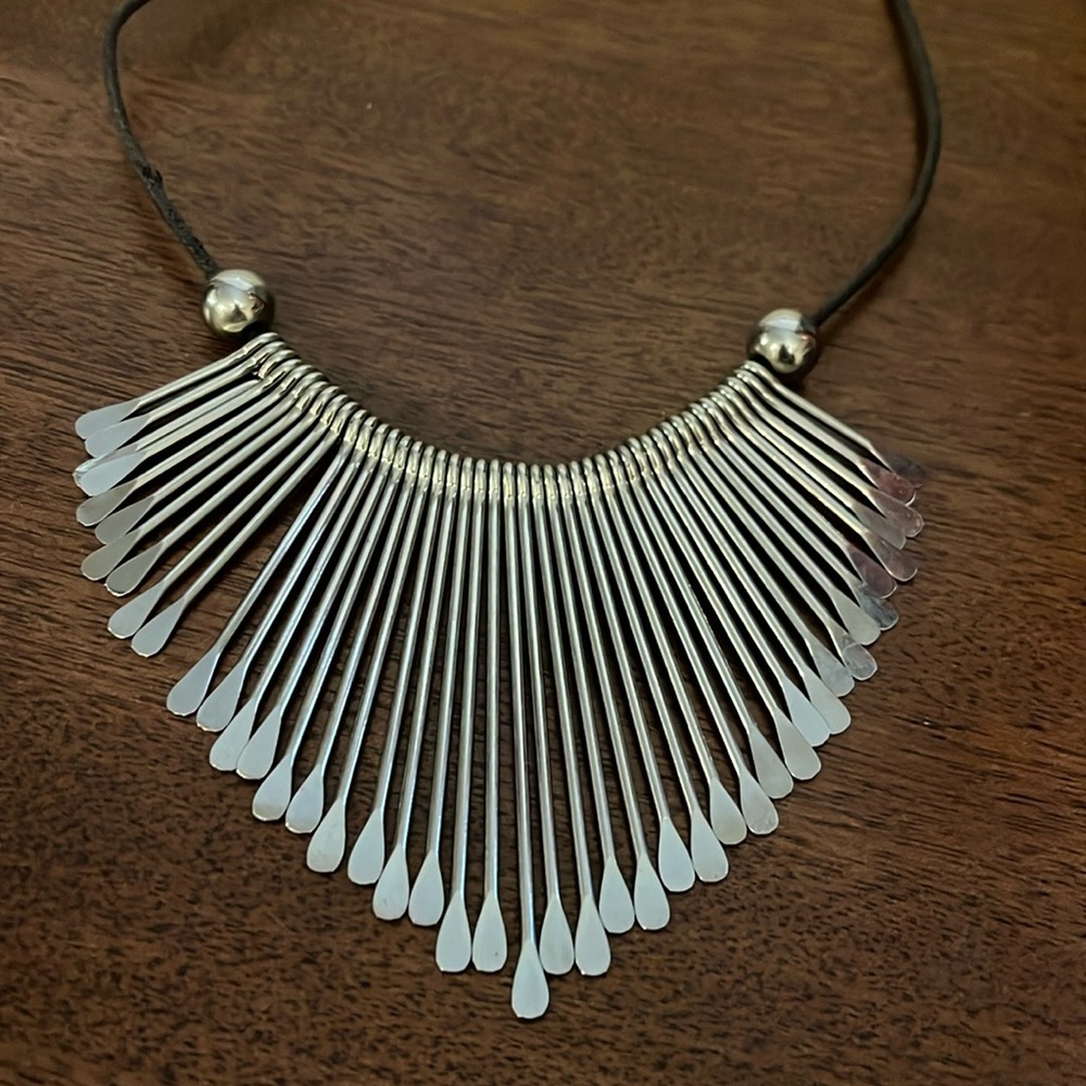 Vintage silver necklace.
